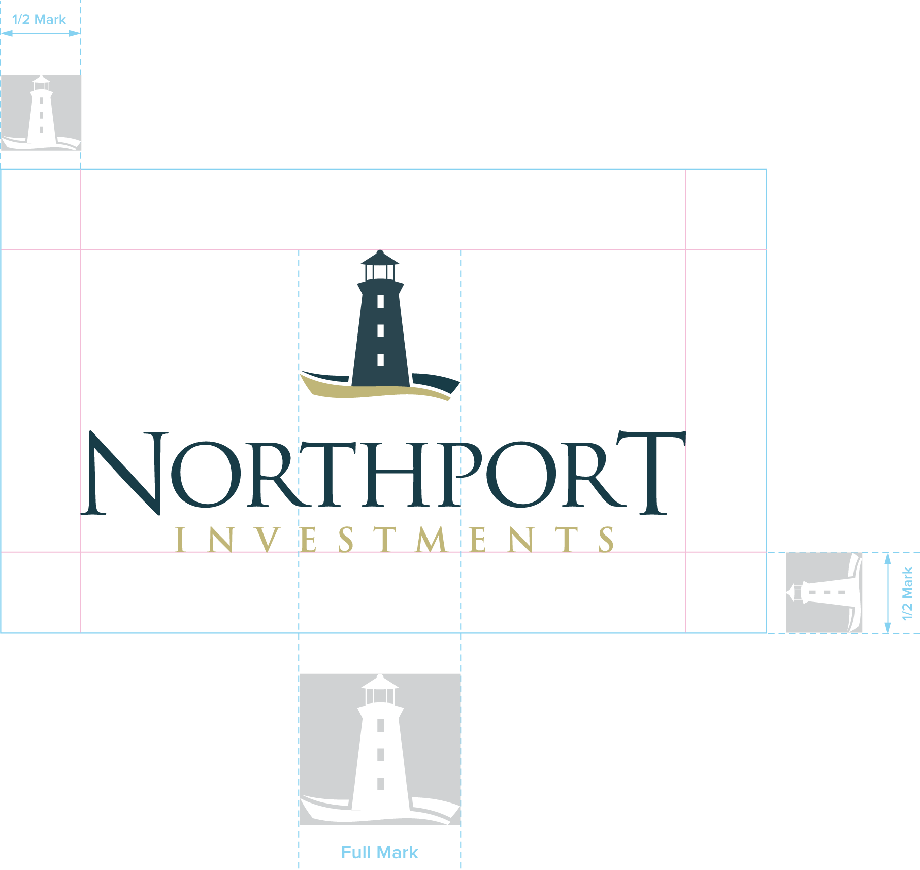 Northport Investments Logo Clear space